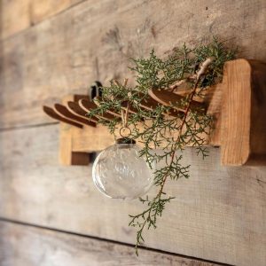 Wooden Yoke Hanger Display Rack