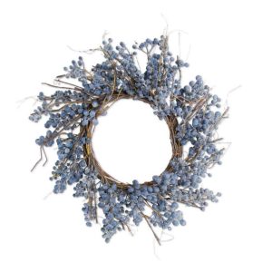 20" Powdered Concord Grape Wreath