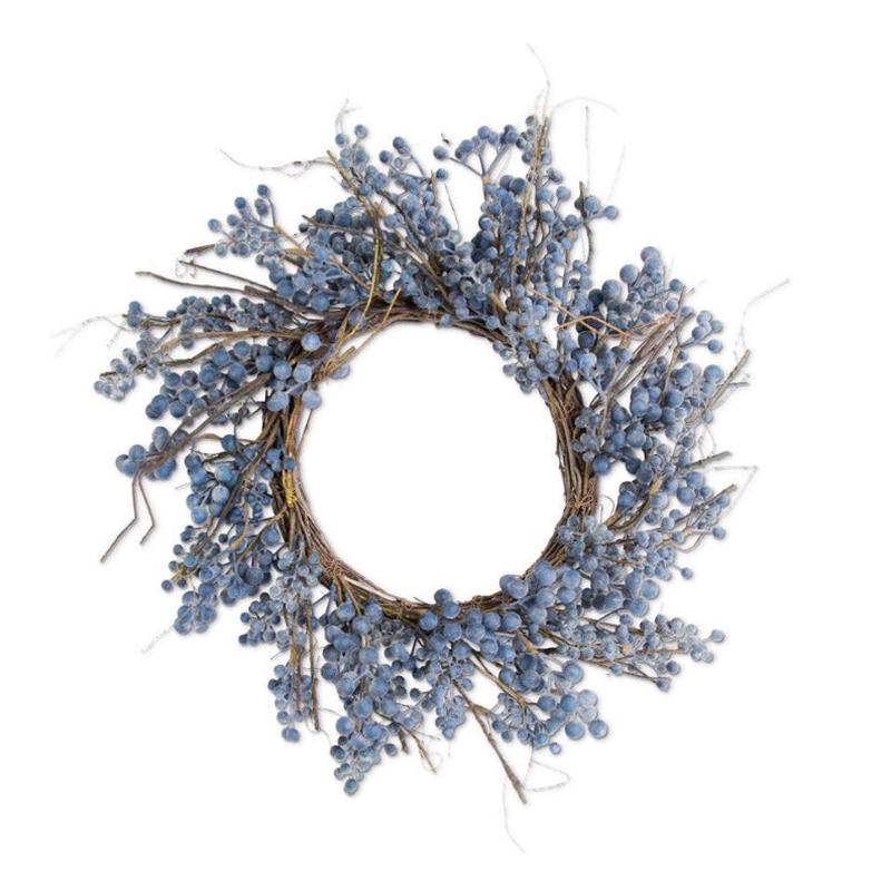 20" Powdered Concord Grape Wreath