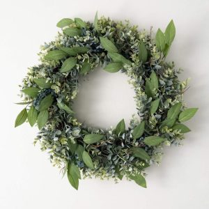 22" Eucalyptus and Sage Wreath