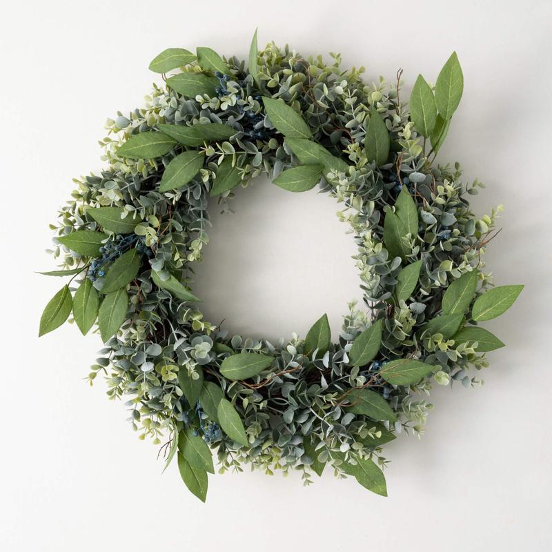 22" Eucalyptus and Sage Wreath