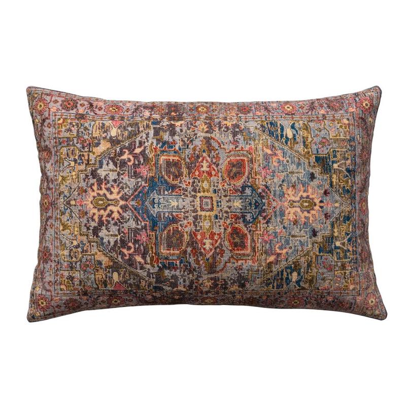 24" Vintage Style Lumbar Pillow