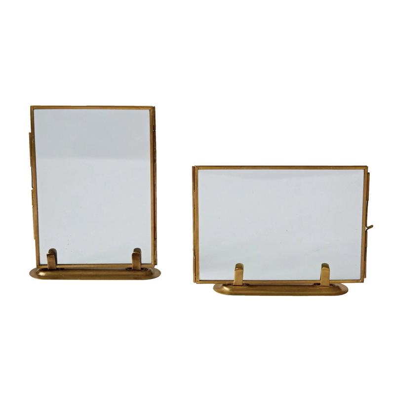 Brass and Glass Frame - Choose Style