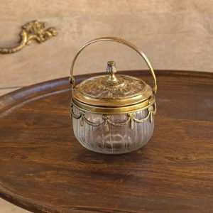 Handled Vintage Style Vanity Jar - More Coming Soon
