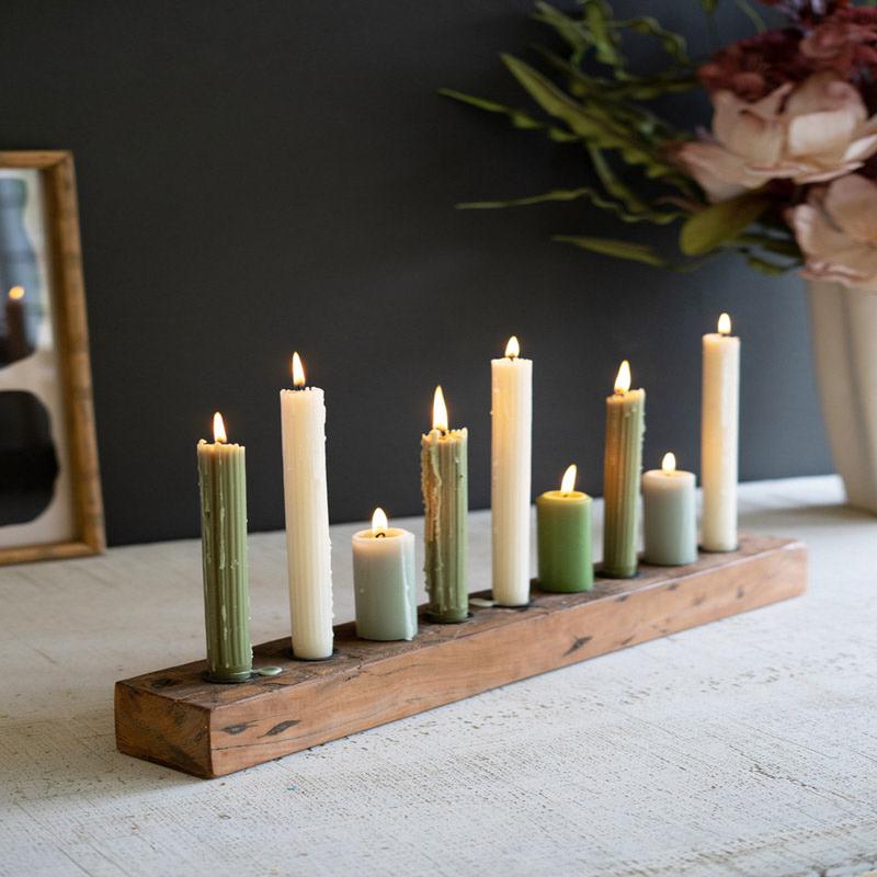 Rustic Recycled Candle Holder