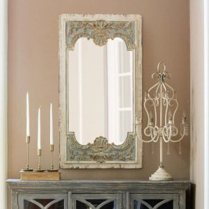 The Josephine Carved Wood Mirror