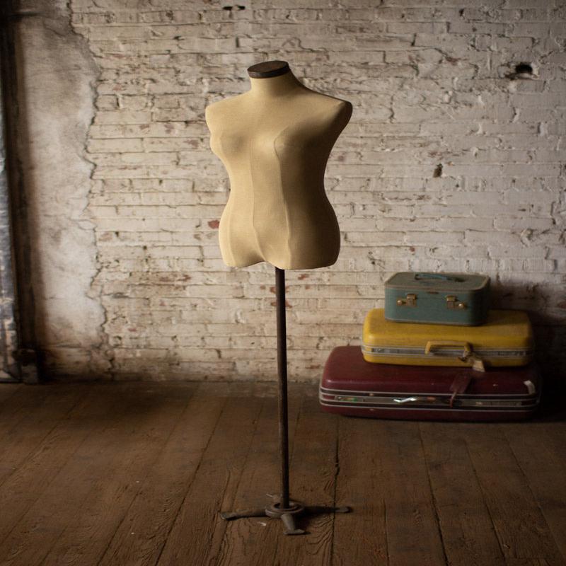 Vintage Style Industrial Floor Mannequin
