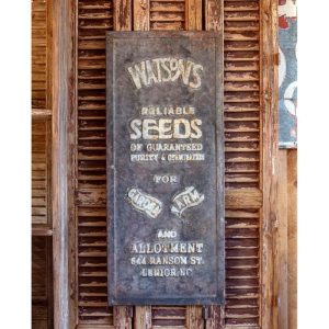 Vintage Style Seed Advertising Sign