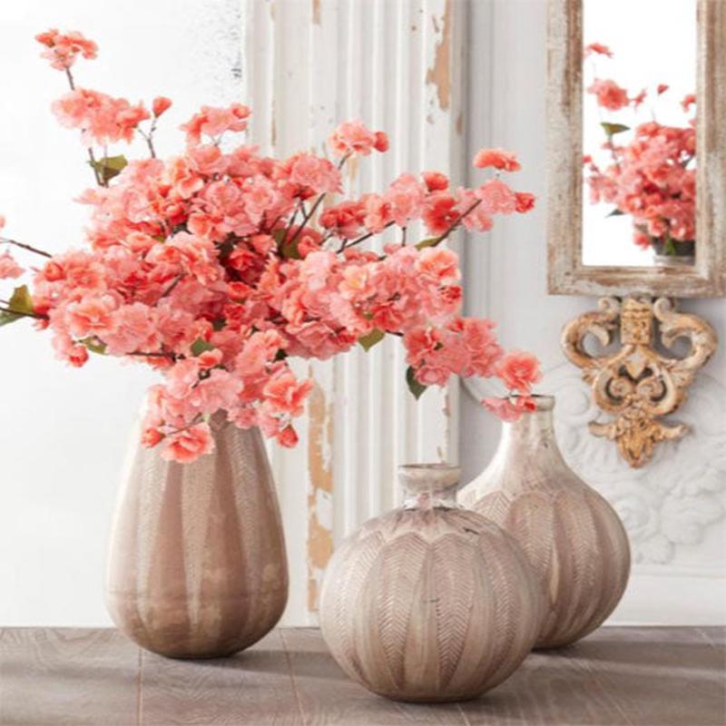 25" Peach Blossom Spray