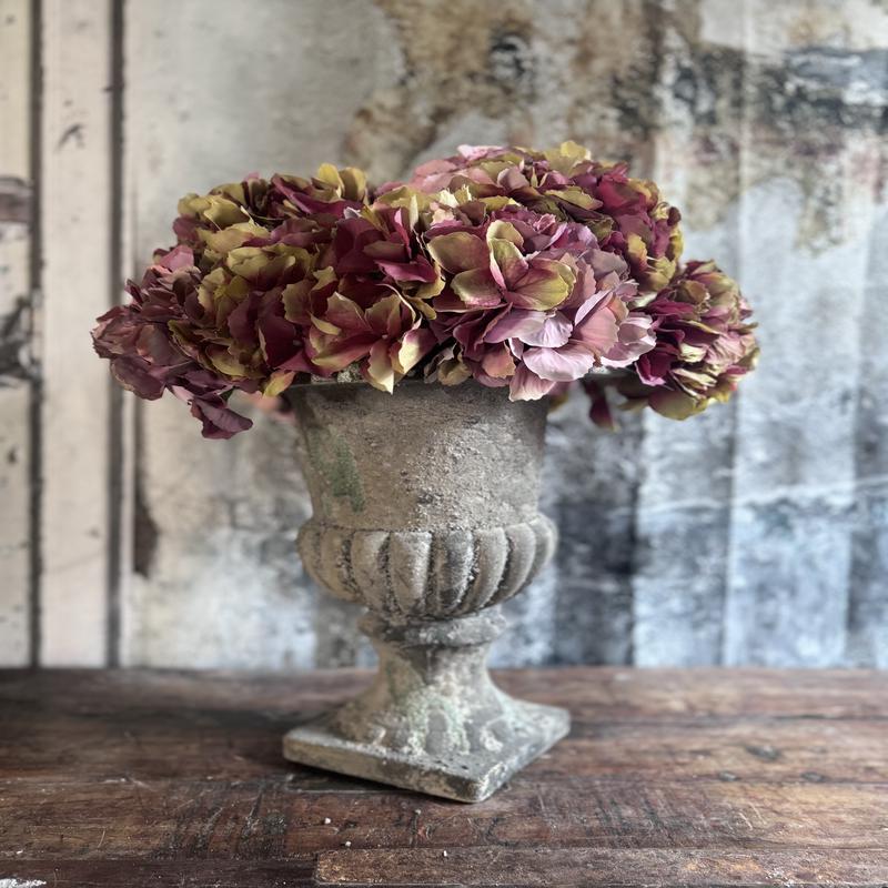 Aged Ceramic French Estate Urn - Large