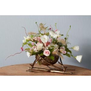 Antiqued Gold Nest with Branches - More Coming Soon