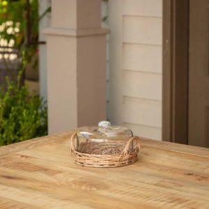 Cloche Covered Basket - Small