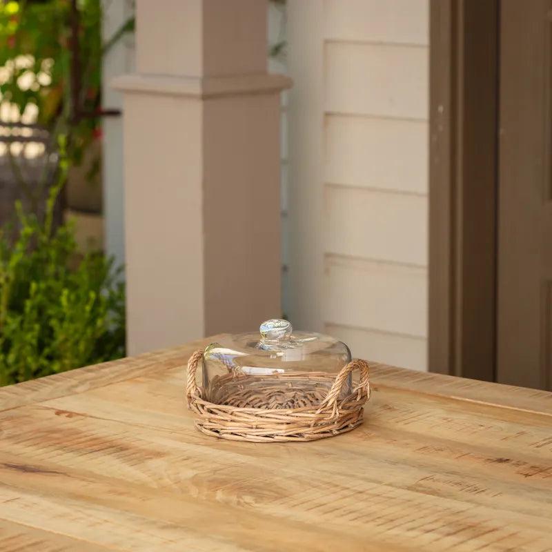 Cloche Covered Basket - Small