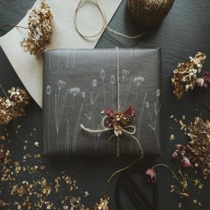 Graphic Florals Luxury Gift Wrap