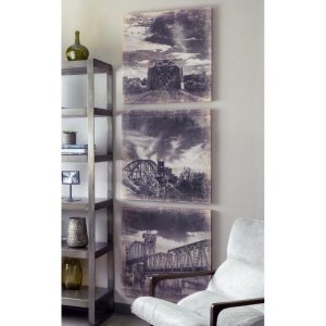 Set of 3 Arkansas Bridges Prints on Canvas