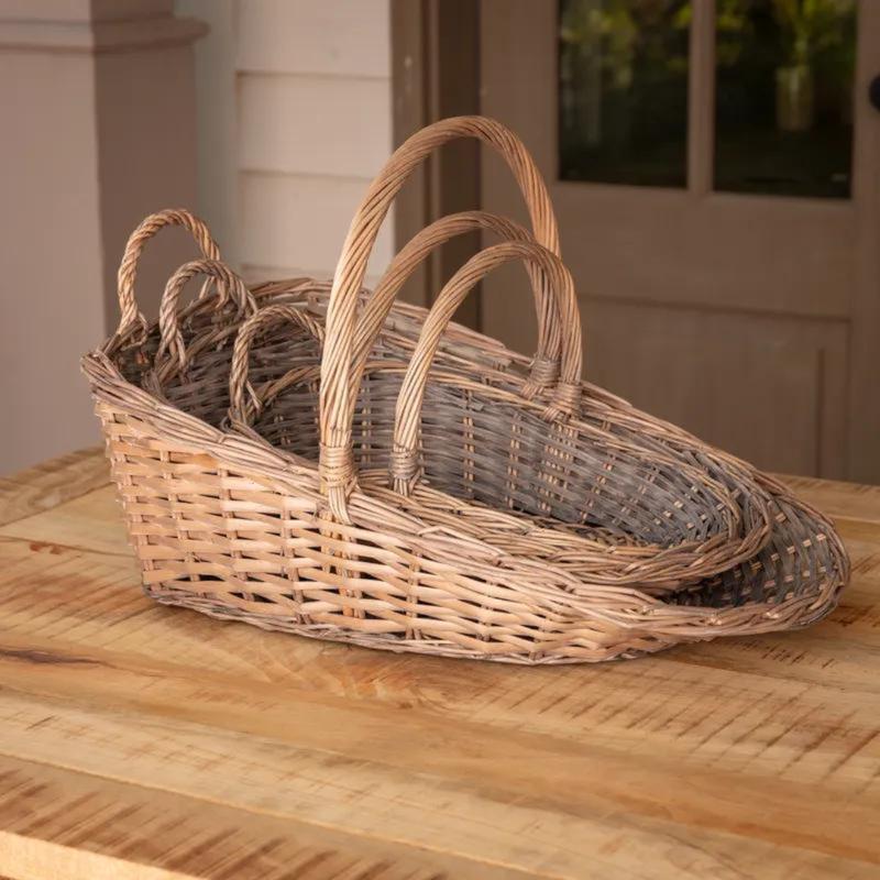 Set of 3 Flower Picking Baskets
