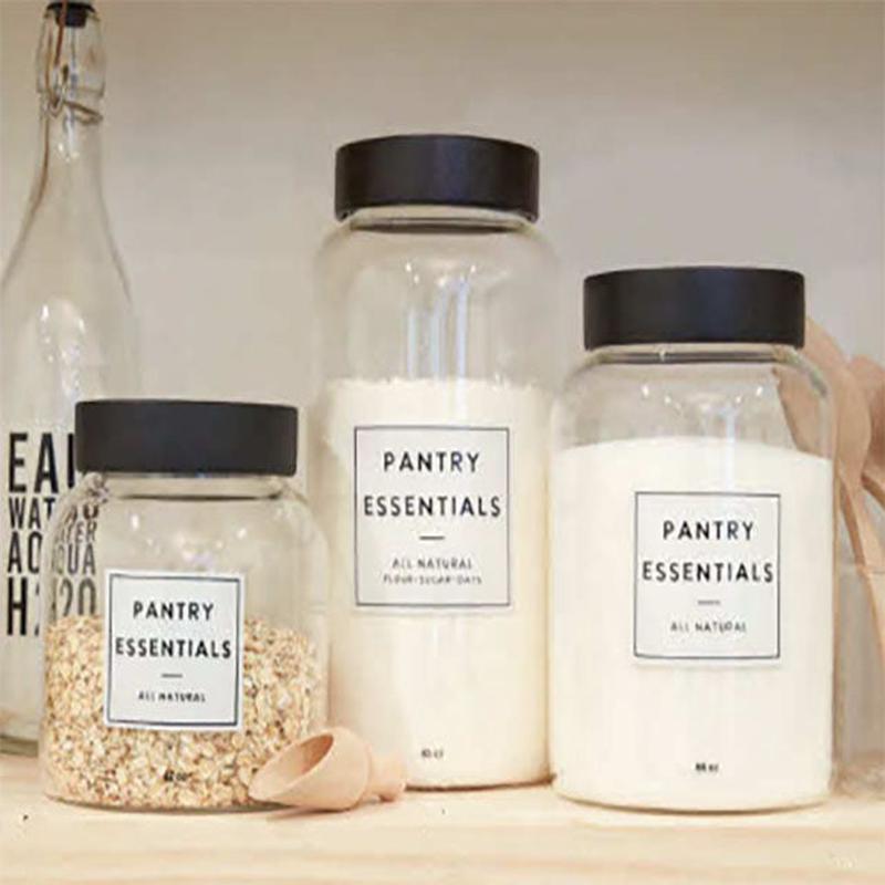 Set of 3 Pantry Essential Canisters