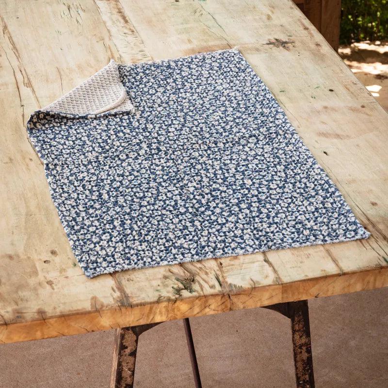 The Blue Floral Dishtowel