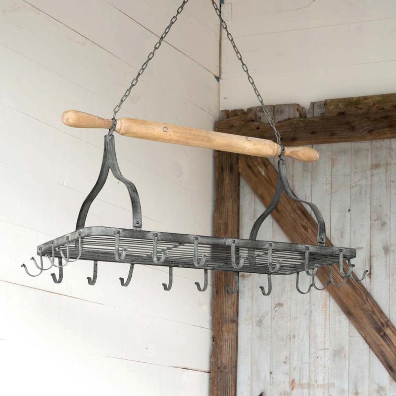 The Rolling Pin Pot Rack