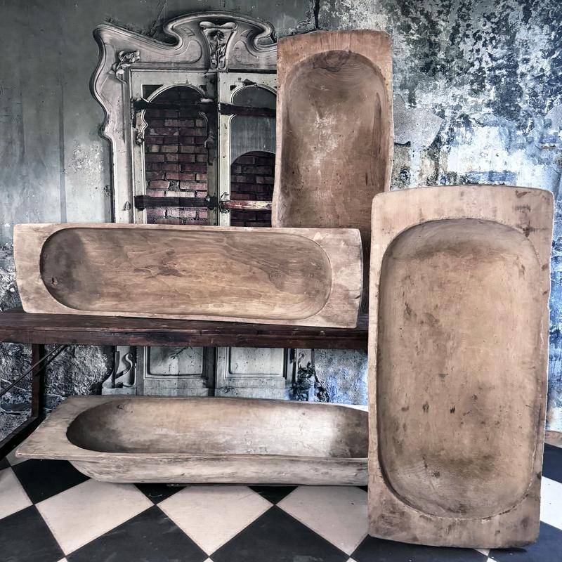 Very Large European Dough Bowls