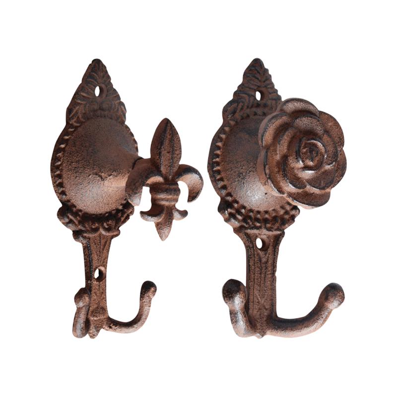 Cast Iron Double Hooks - Choose Your Style