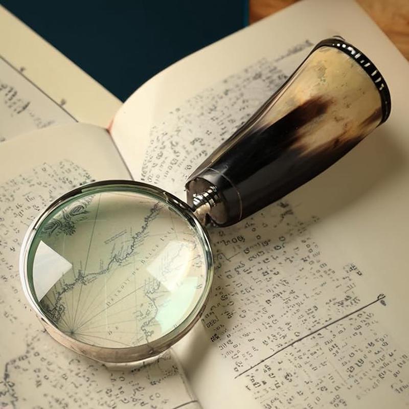 Horn Handle Magnifying Glass