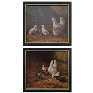 Set of 2 Framed Chicken Prints - More Coming Soon
