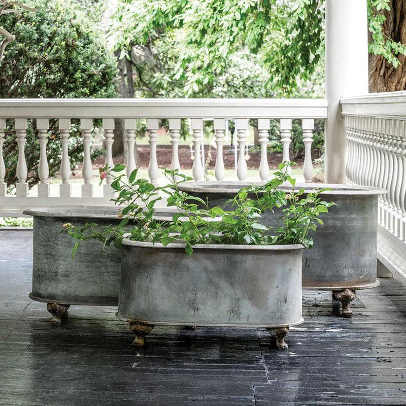 Set of 3 Zinc Garden Nesting Tubs - More Coming Soon