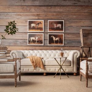 Set of 4 Thoroughbred Horse Prints