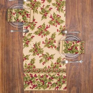April Cornell 72" Winterberry Runner