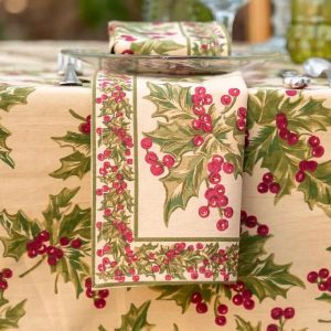 April Cornell Set of 4 Winterberry Napkins