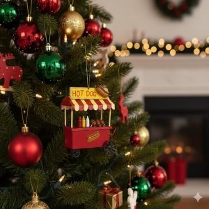 Cody Foster Hotdog Stand Ornament