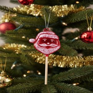 Cody Foster Santa Lollipop Ornament