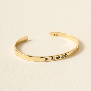 Little Reminder Cuff Bracelet - Be Fearless