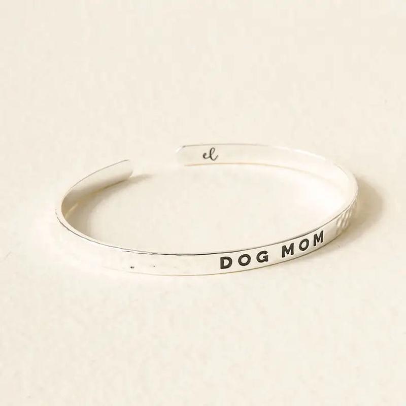 Little Reminder Cuff Bracelet - Dog Mom