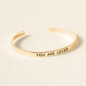 Little Reminder Cuff Bracelet - You Are Loved