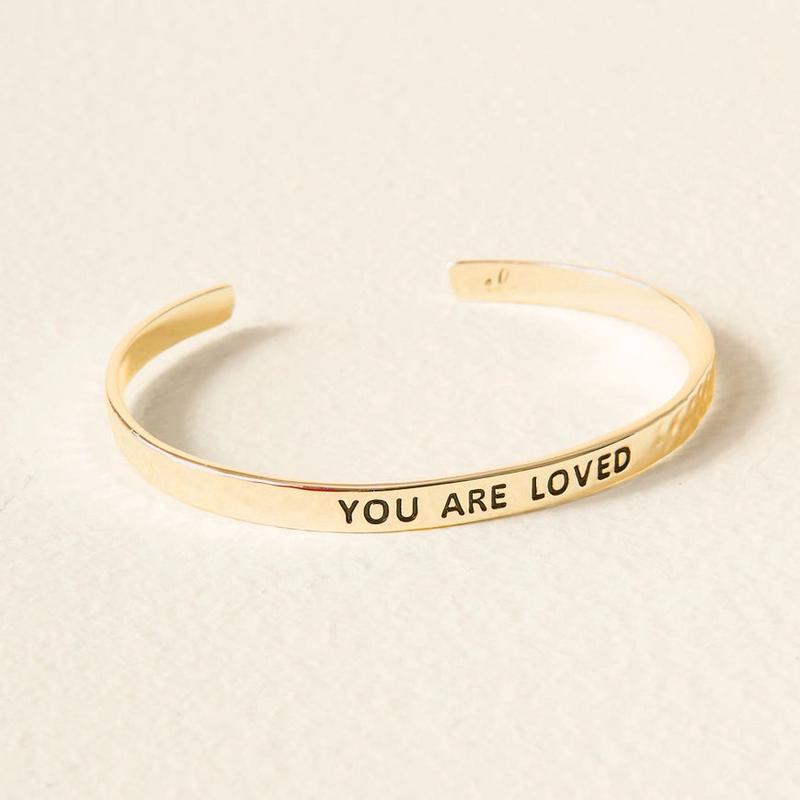 Little Reminder Cuff Bracelet - You Are Loved
