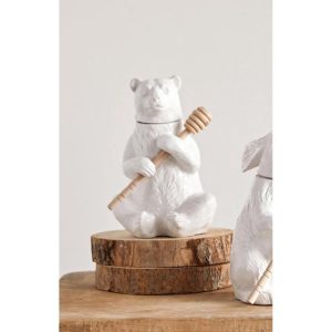 The Bear Honey Jar and Dipper