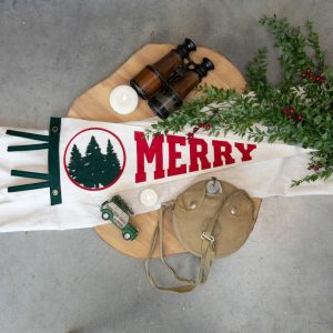 27" Merry Wool Pennant
