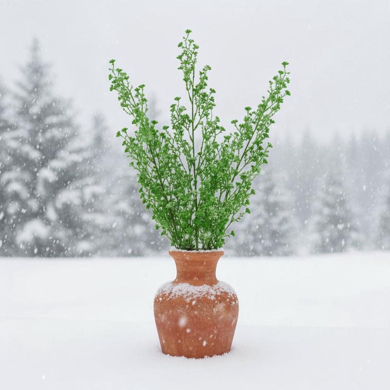 31" Green Mini Berry Stem