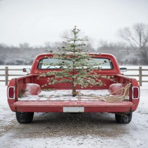 5 Foot Snowy Pine Christmas Tree with Metal Base