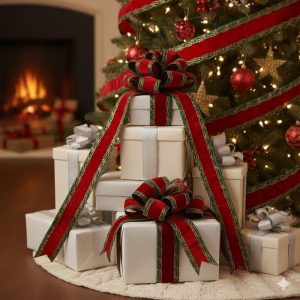 5 Yards Old World Trimmed and Beaded Velvet Ribbon