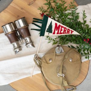 8" Merry Wool Pennant