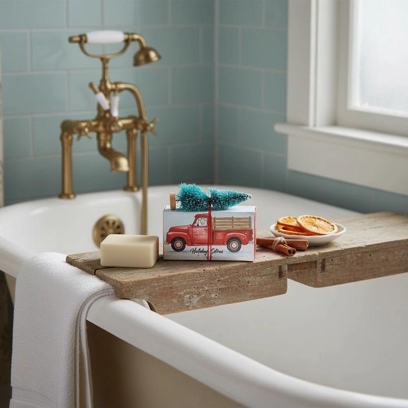 Christmas Goat Milk Sissal Tree Soap Bar - Holiday Citrus