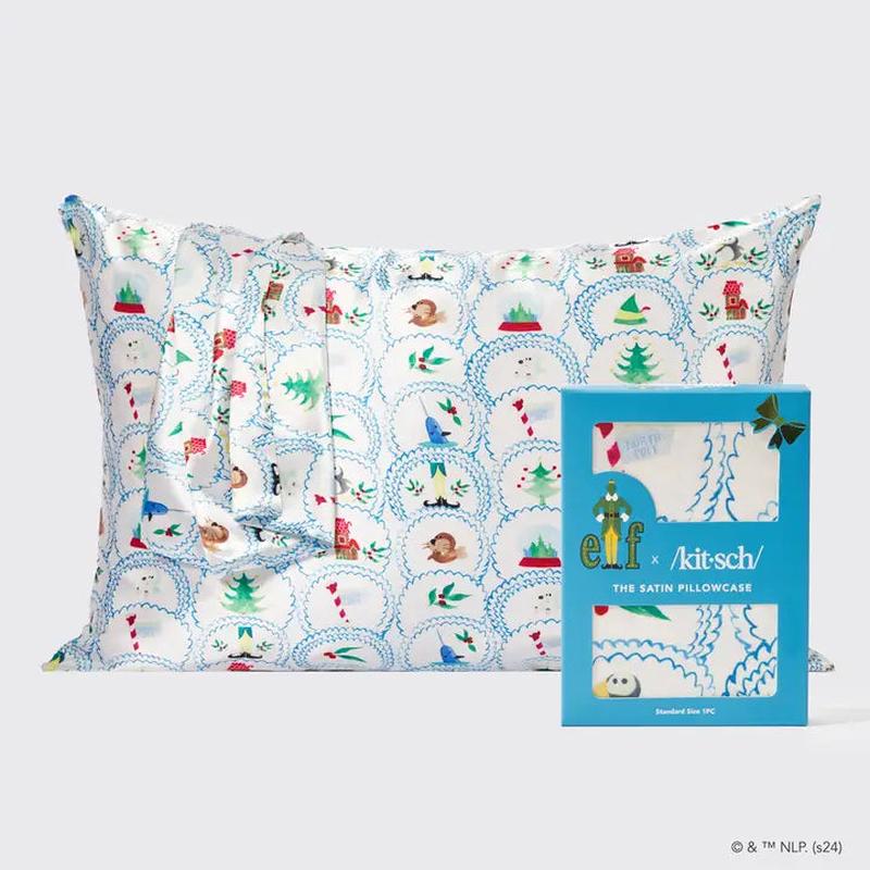 Elf X Kitsch Satin Pillowcase - North Pole