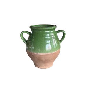 European 2 Handled Cottage Jug - Green