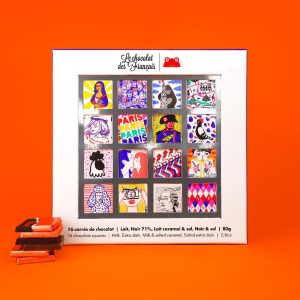 Le Chocolat Des Francais - Paris 16 Chocolate Squares Gift Box