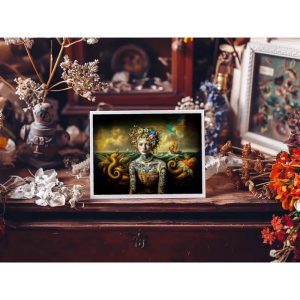 Tattooed Mermaid - Note Card