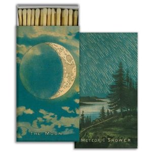 The Moon & Meteoric Shower Design Safety Matches