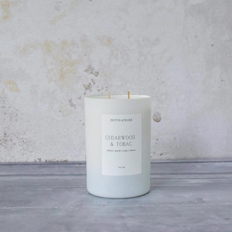 Dutch Atelier Cedarwood and Tobac Candle